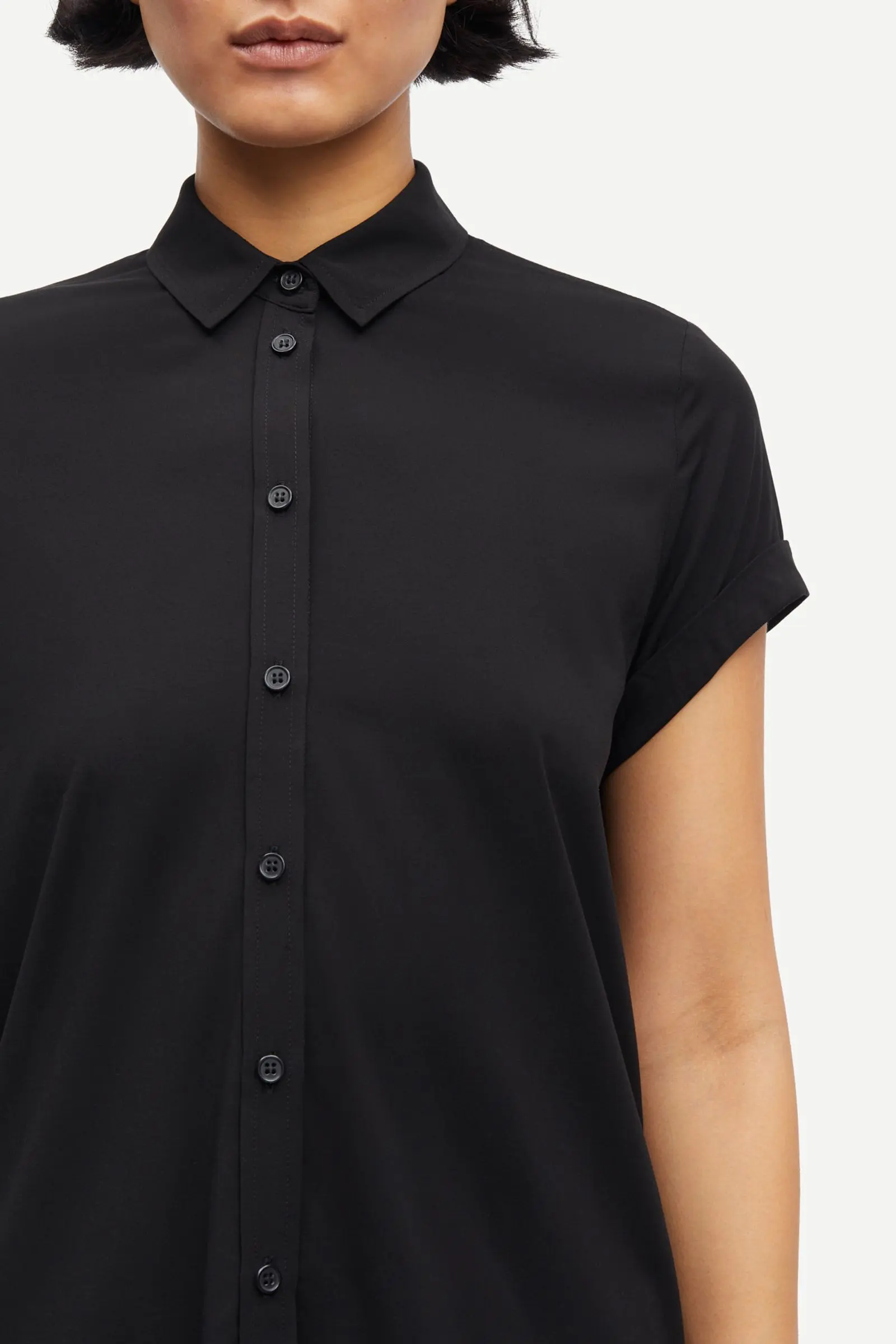 Samsoe Samsoe Majan Shirt | Black - Image 4