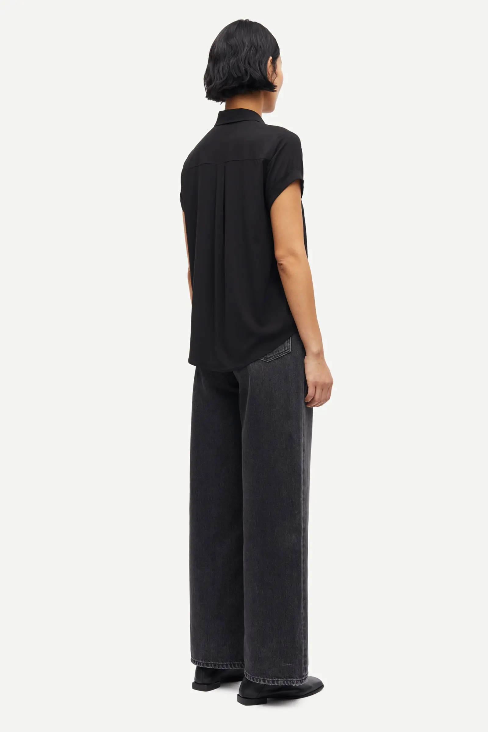 Samsoe Samsoe Majan Shirt | Black - Image 5