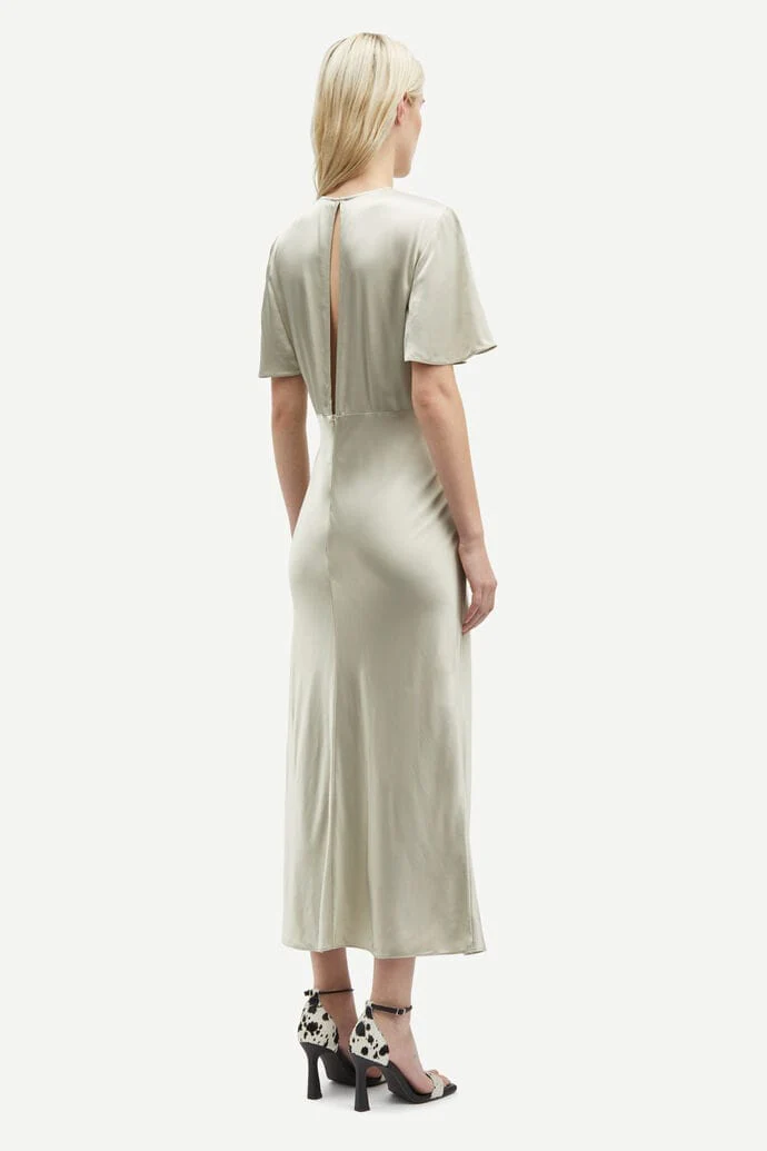 Samsoe Samsoe Salucinda Dress | Abbey Stone - Image 3